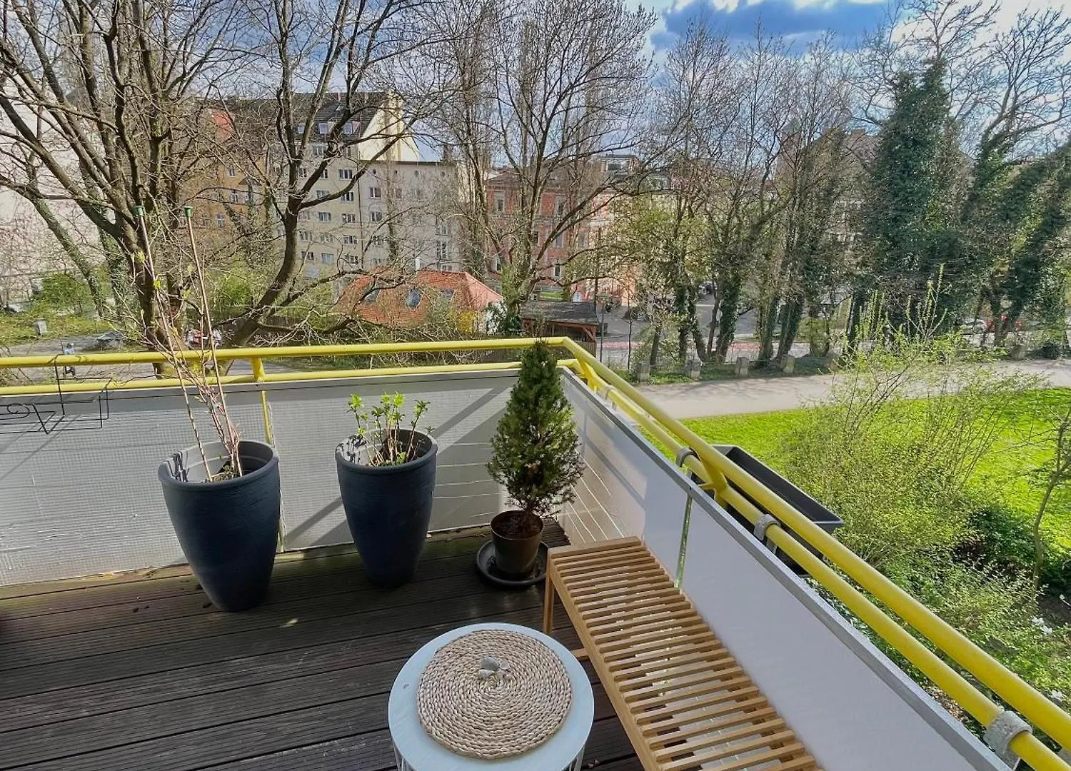 Modernes Designer Apartment Mit Balkon 5 Min Zum Oktoberfest & City Mnichov
